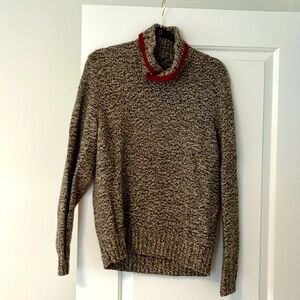 Brown turtle neck sweater. Size M